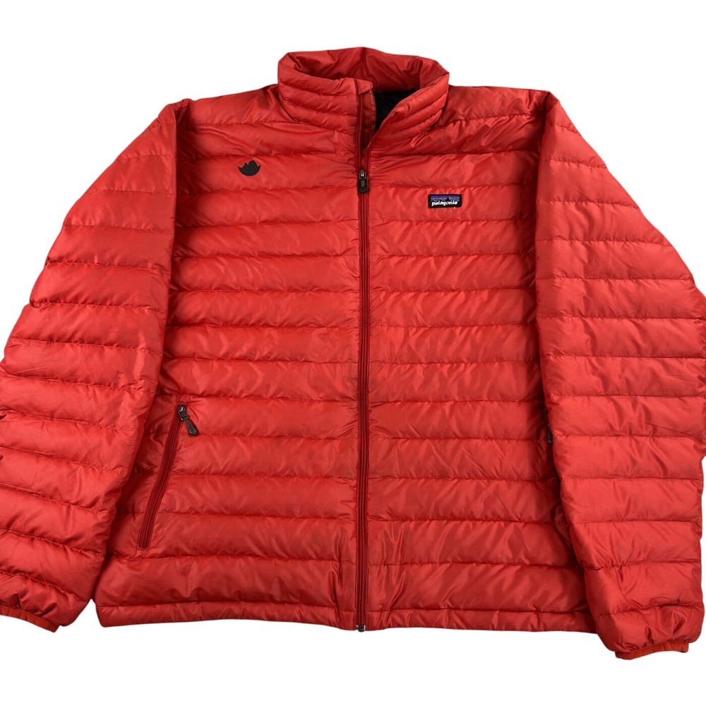 Patagonia Down Sweater Puffer Jacket L Red Men 84673 Gorpcore Outdoor Winter